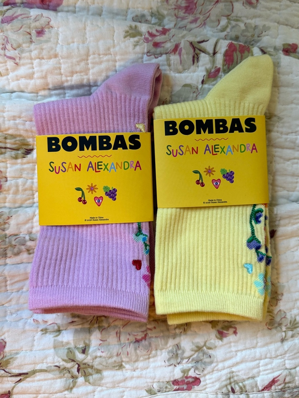 Bombas x Susan Alexandra 2 Pairs of Socks